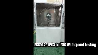 IPX3 ~ IPX6 종합 방수 테스트 챔버