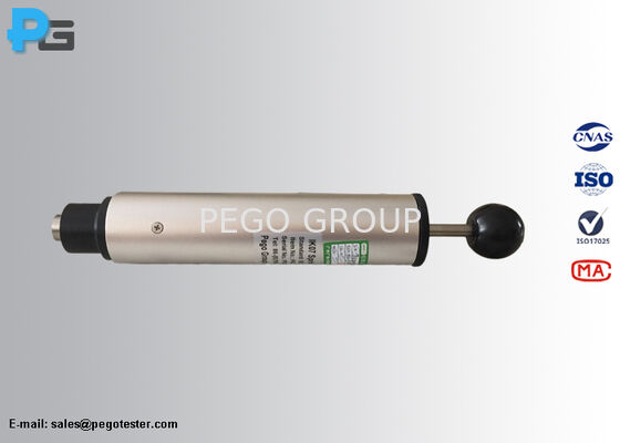 IEC62262 Compliant 2J Energy Value Spring Hammer with 500g Equivalent Mass for IK07 Impact Test Equipment