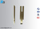 IEC60112 Figure B1 Platinum Electrode 1 Pair / 99.9% Purity With Brass Extension
