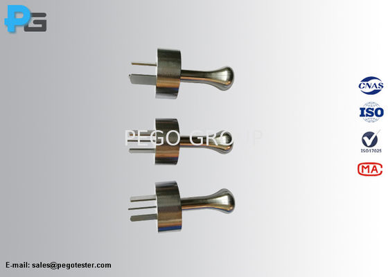 AS/NZS 3112 제2항에 따른 소켓-아웃렛의 비정상적인 삽입 테스트를 위한 3핀 테스트 플러그