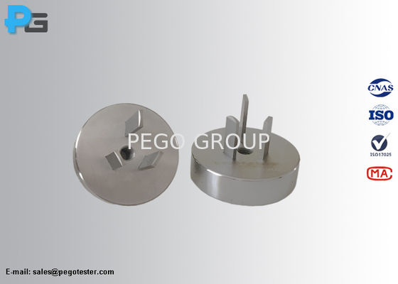 정밀한 최대 끌어당기 힘 측정을 위한 AS/NZS3112에 해당하는 단단한 강철 플러그 소켓 검사기 양 1