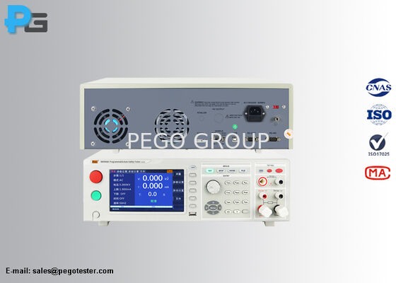 프로그램 가능한 자동차 안전 검사기 4 인 1 장비, 7 인치 TFT 디스플레이 및 포괄적인 전기 테스트를위한 PLC 인터페이스